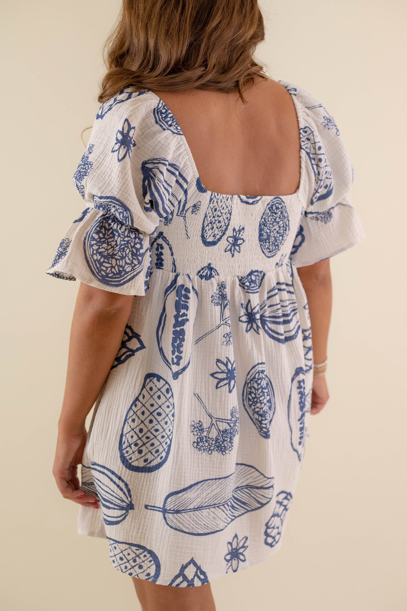 Women's Fruit Dress- Women's Cotton Summer Dress- Italy Dresses