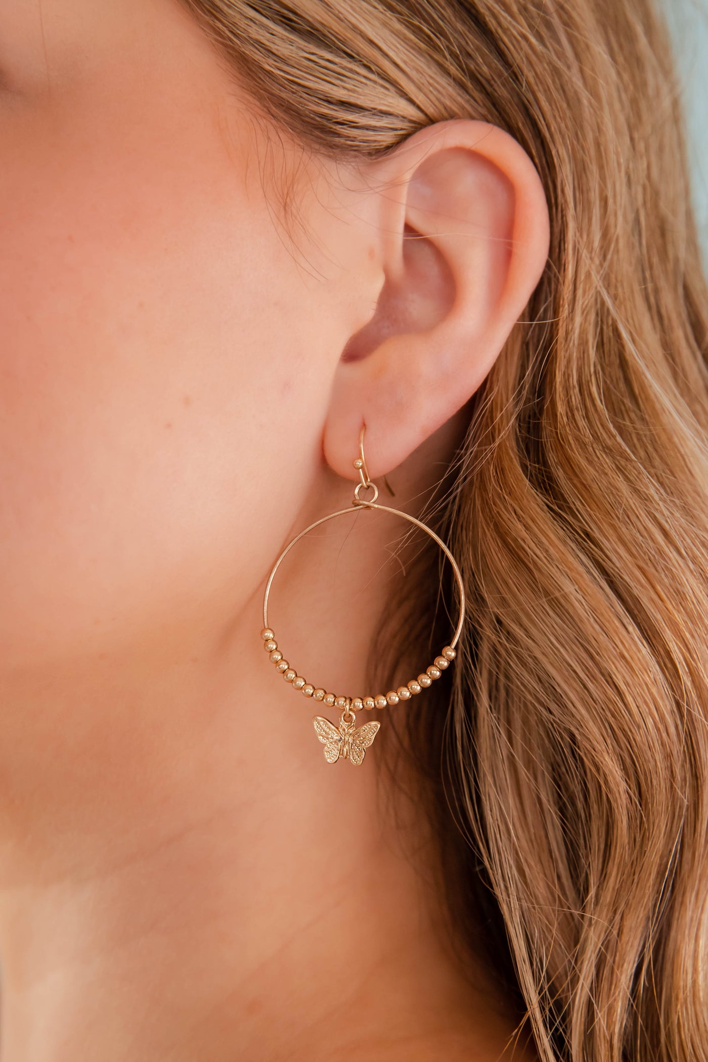 Inspire The Change Earrings-Gold