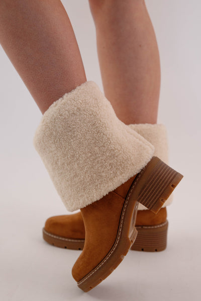 Noelle Fold Over Sherpa Boots