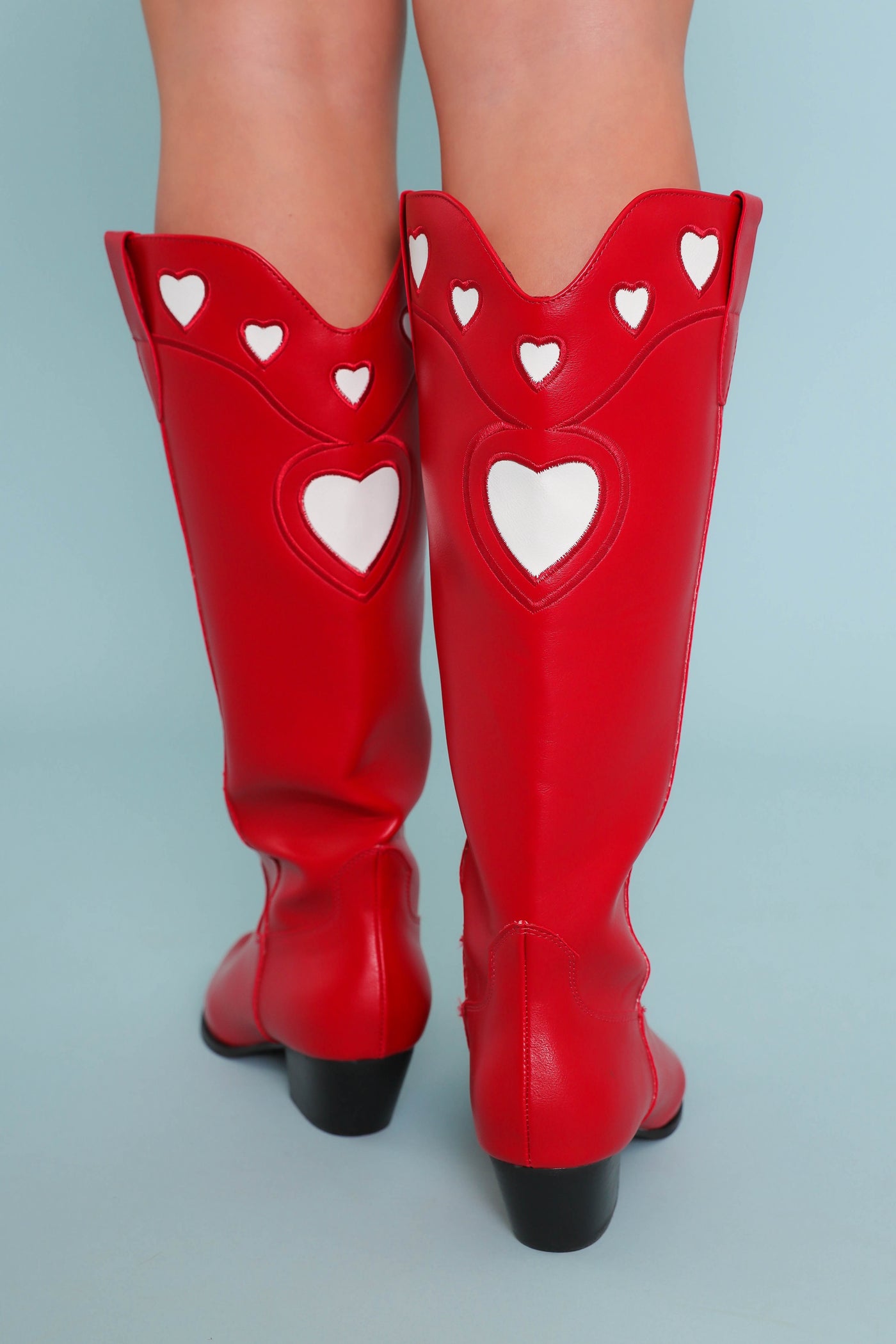 Women's Heart Western Boots- Women's Red Cowboy Boots- Billini Heart Boots