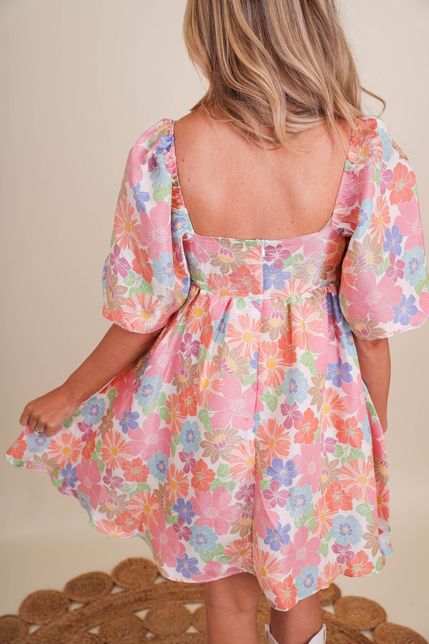 Colorful Babydoll Dress- Vintage Inspired Dress- Storia Dresses