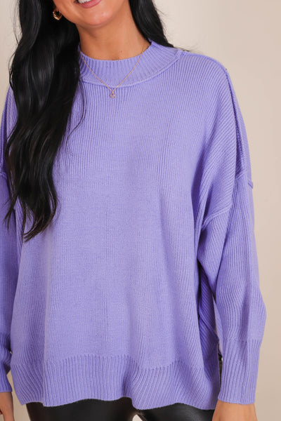 Women's Oversized Sweater- Violet Sweater- Sweater For Leggings- Free People Sweater Dupe