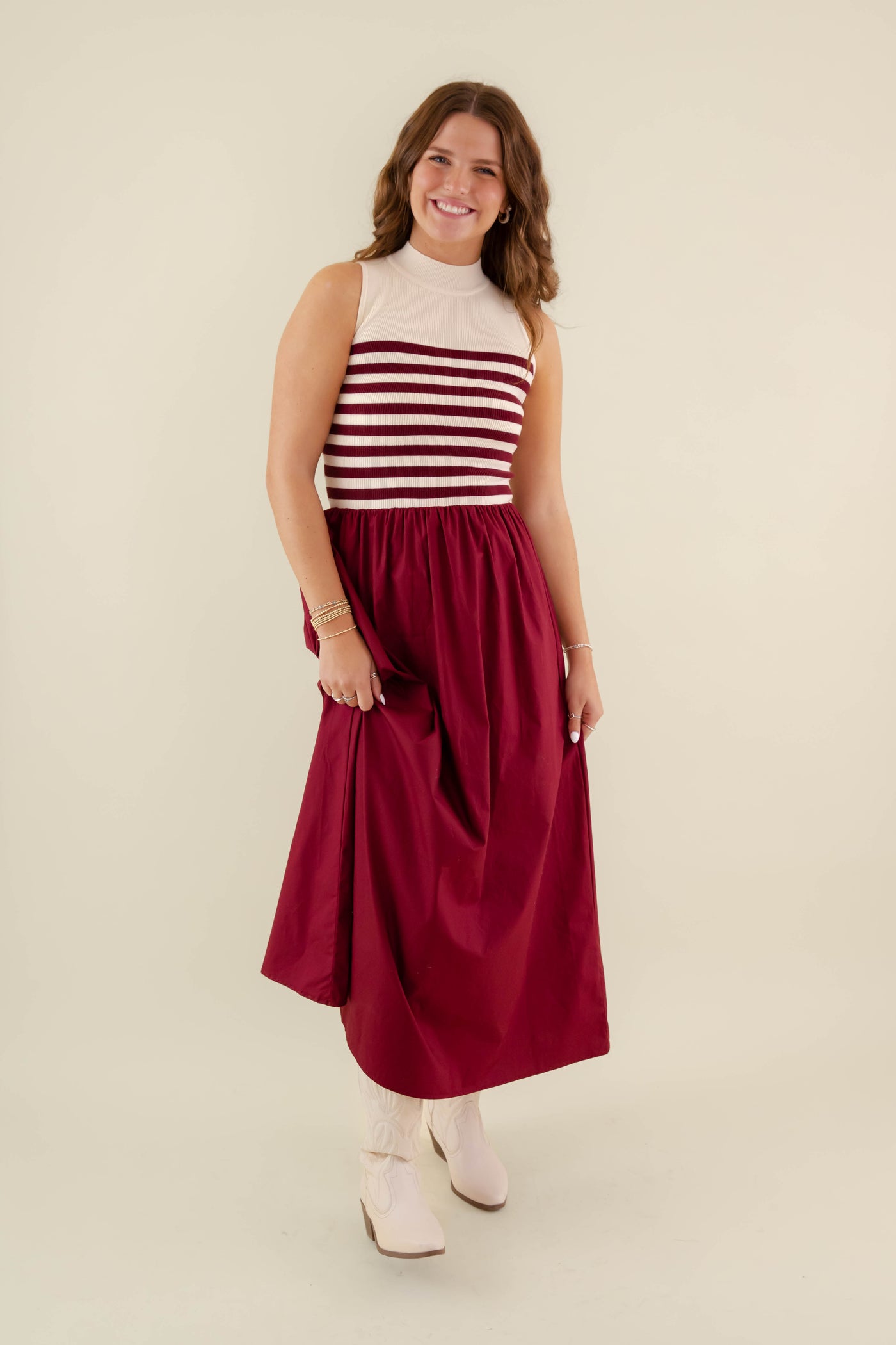 She's A Classic Maxi Dress-Wine