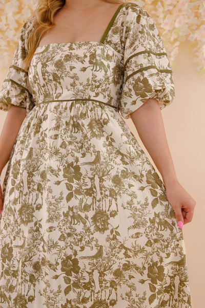 Follow Your Instincts Maxi Dress-Olive