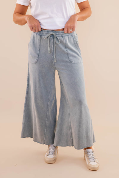 I Know A Place Pants-Grey