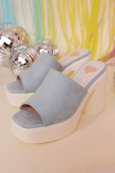 Blue Platform Heel- Women's Platform Sandals- Designer Inspired Heels