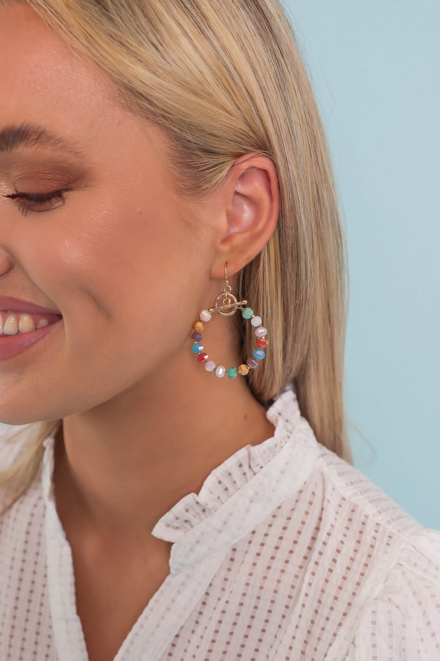 Color of Friendship Beaded Earrings