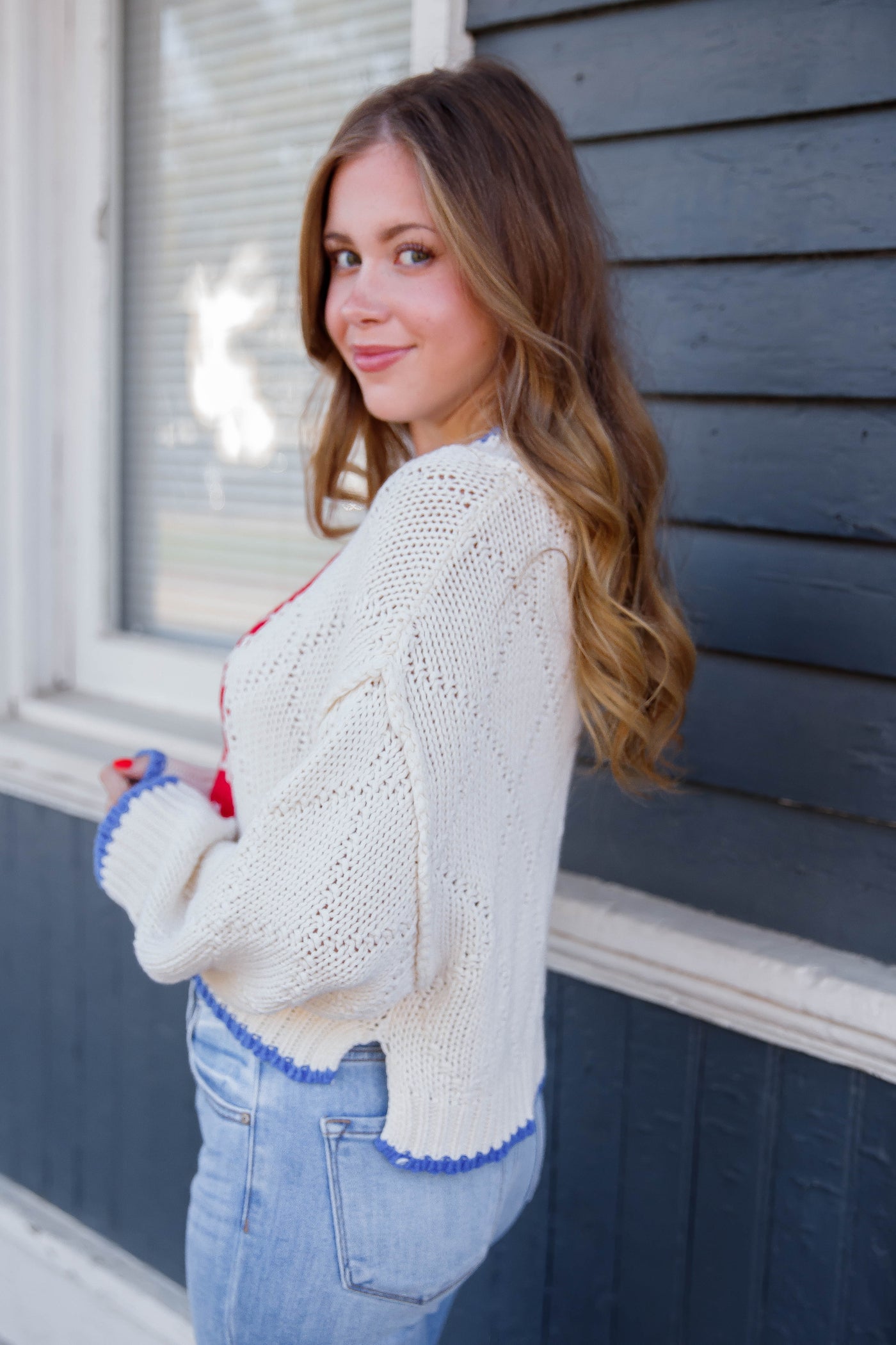 Preppy Coastal Sweater- Knitted Lobster Sweater- Eesome Lobster Sweater