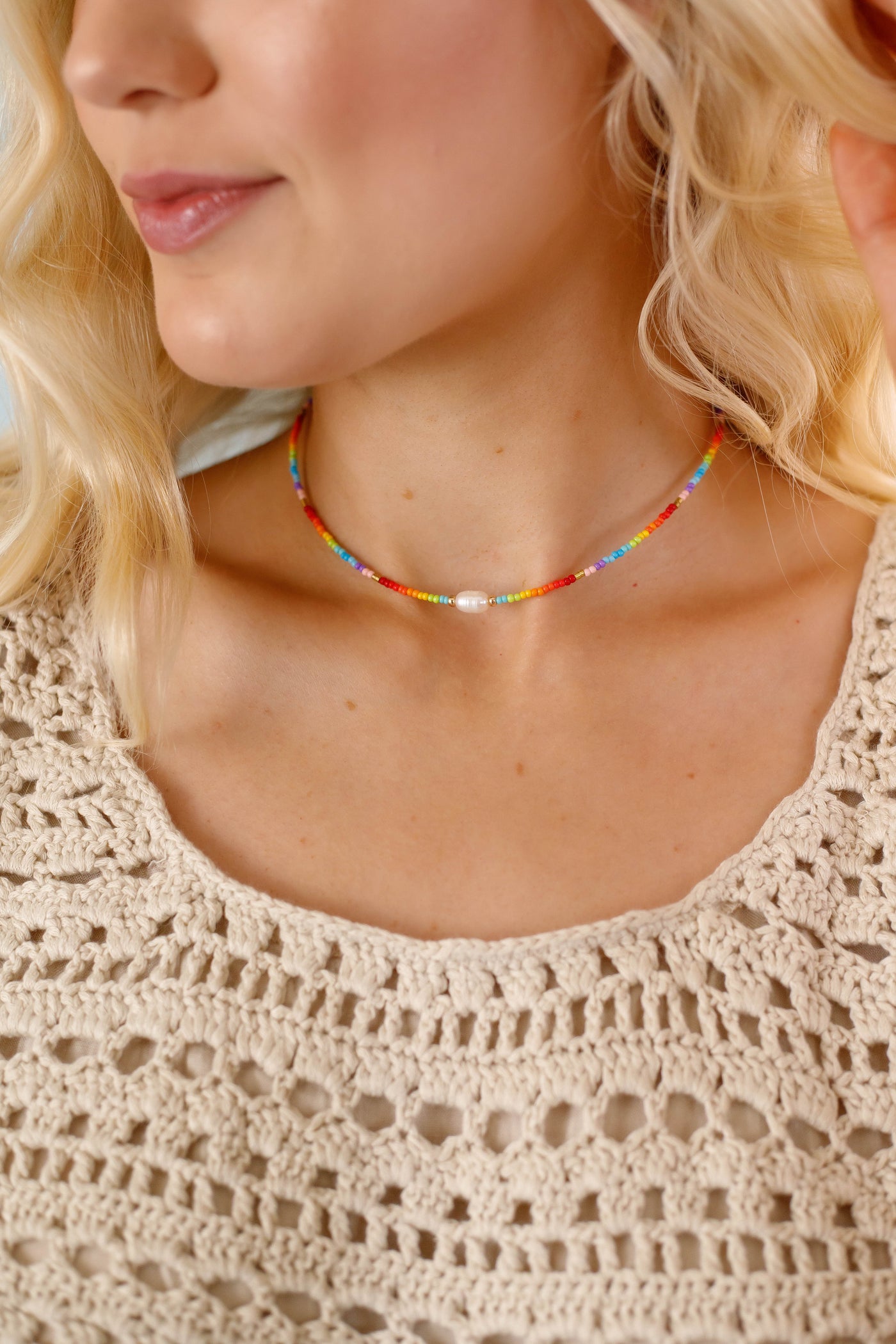 Balcony Views Necklace-Rainbow