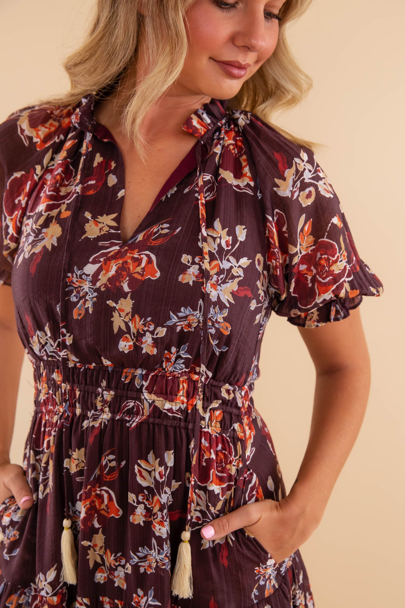 As The Leaves Change Midi Dress