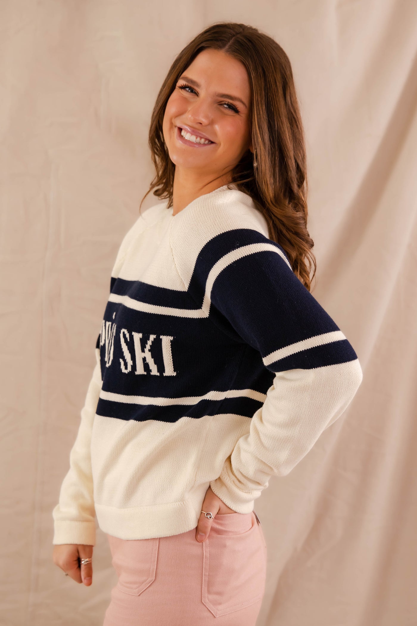 Women's Classic Knitted Sweater- Apres Ski Sweater- Jodifl Sweater