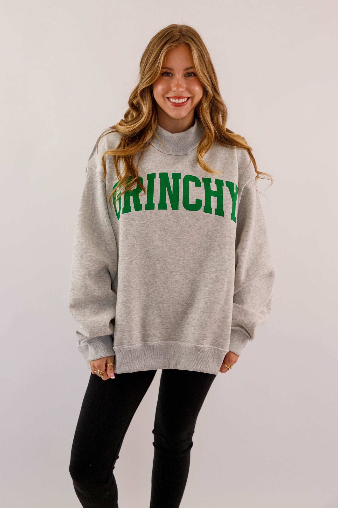 Grinchy and Merry Reversible Pullover