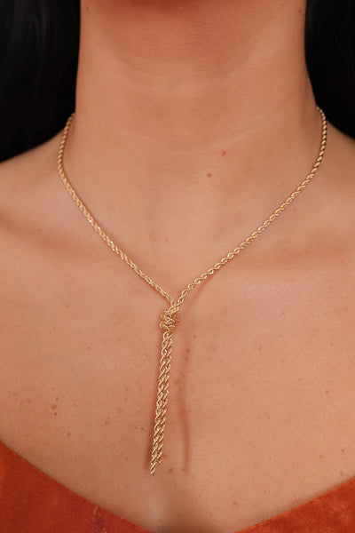 On A Tight Rope Necklace