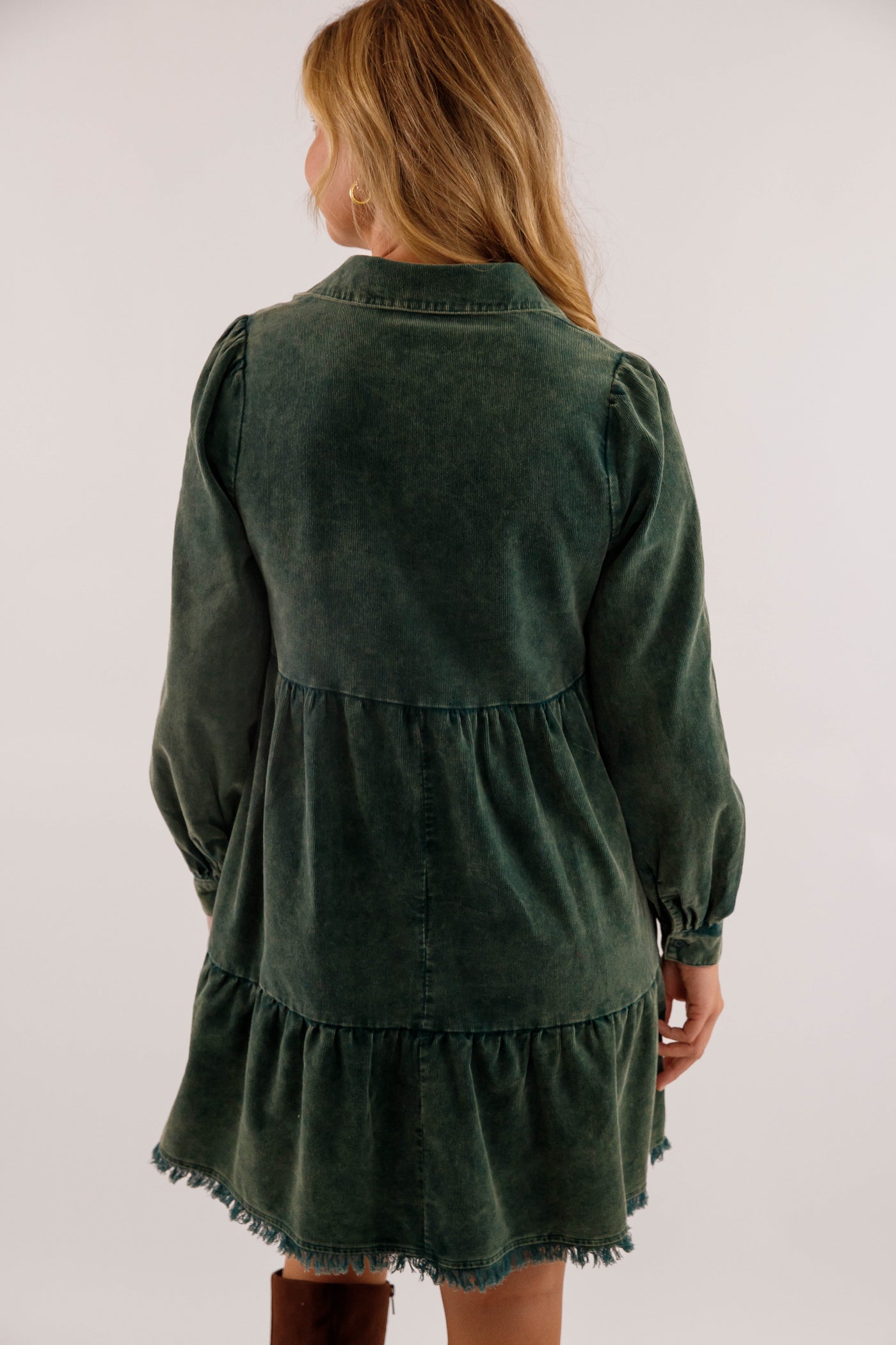 Hope of It All Dress-Green
