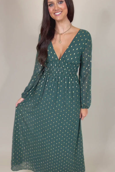 Toasting Happiness Maxi Dress