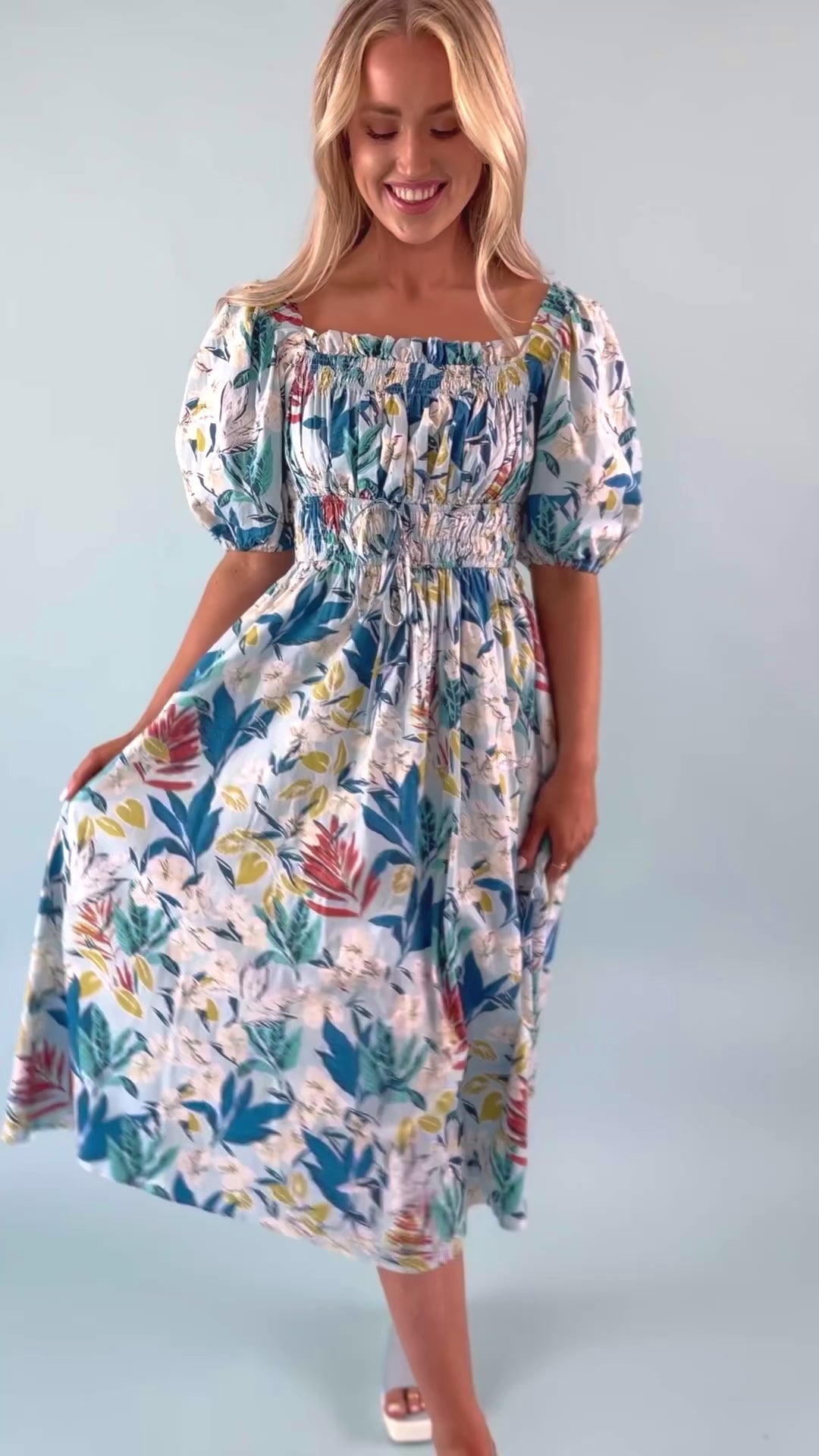 Tropical Dreams Midi Dress