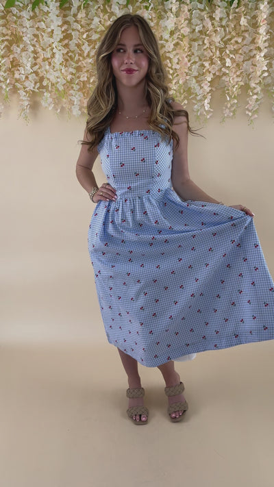 The Cherry On Top Midi Dress