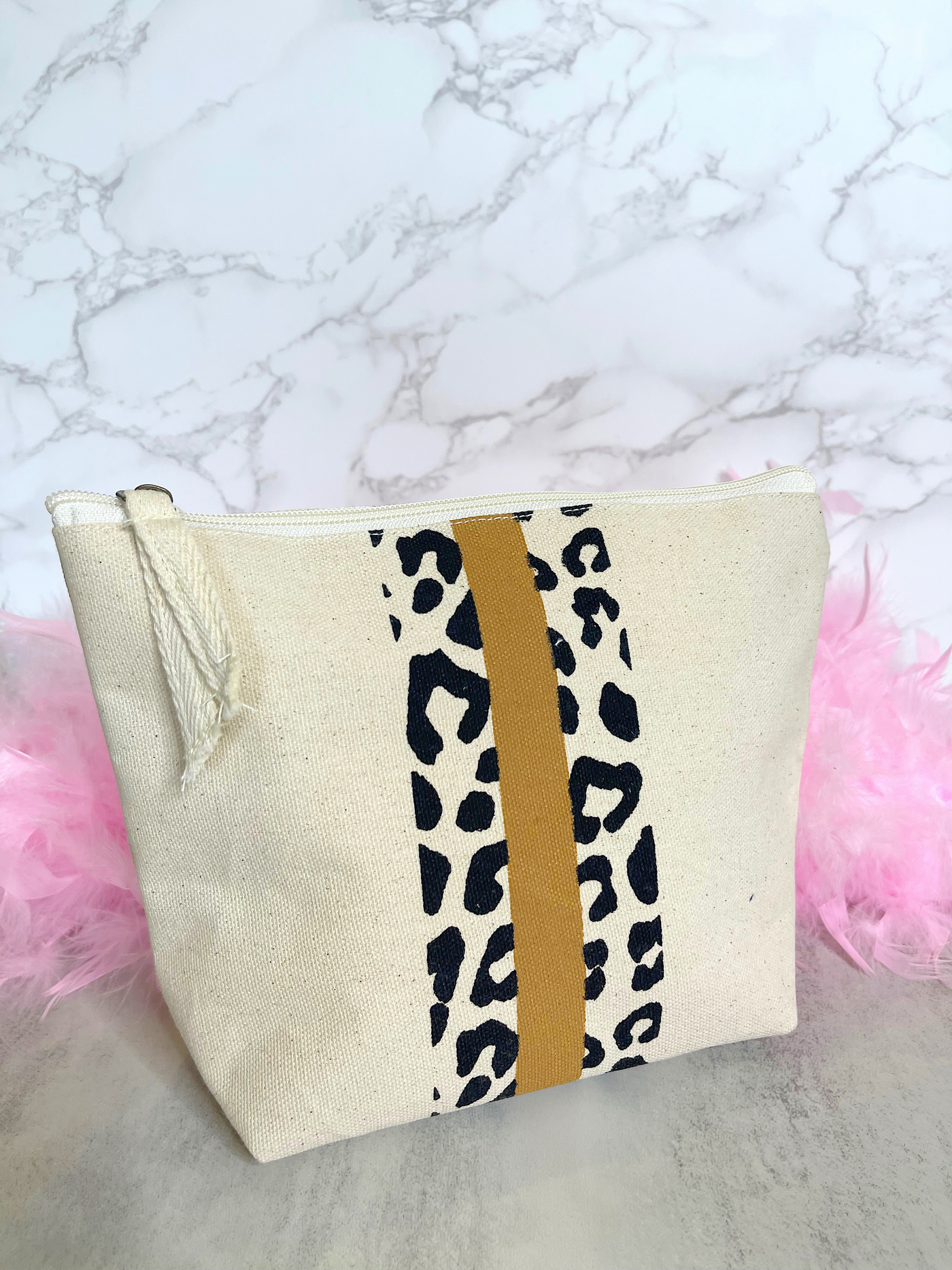 The Essentials Cosmetic Bag-Camel