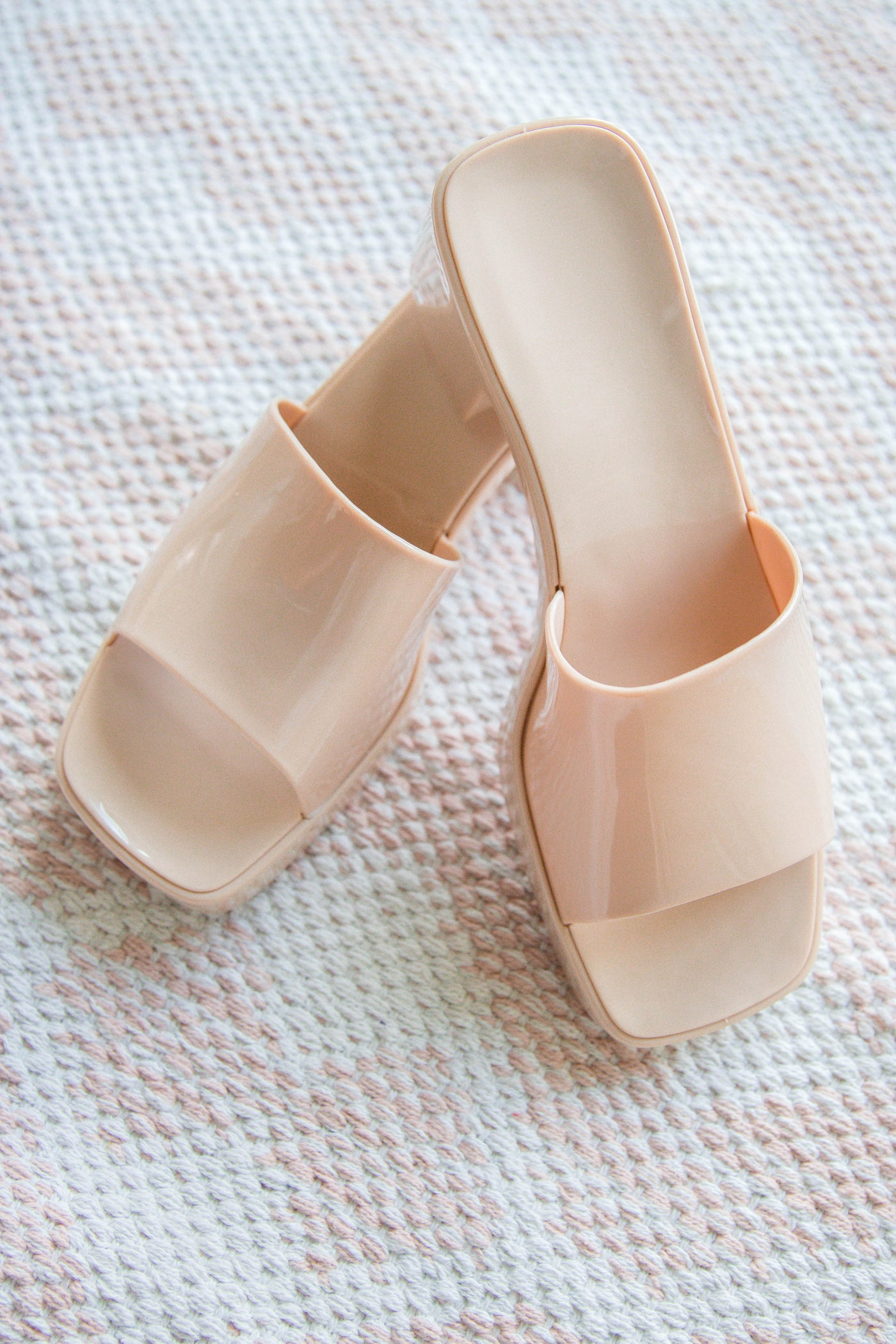 Jelly Heel Sandal- Nude Jelly Heels- Nude Heels For Women