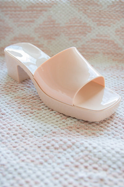 Jelly Heel Sandal- Nude Jelly Heels- Nude Heels For Women