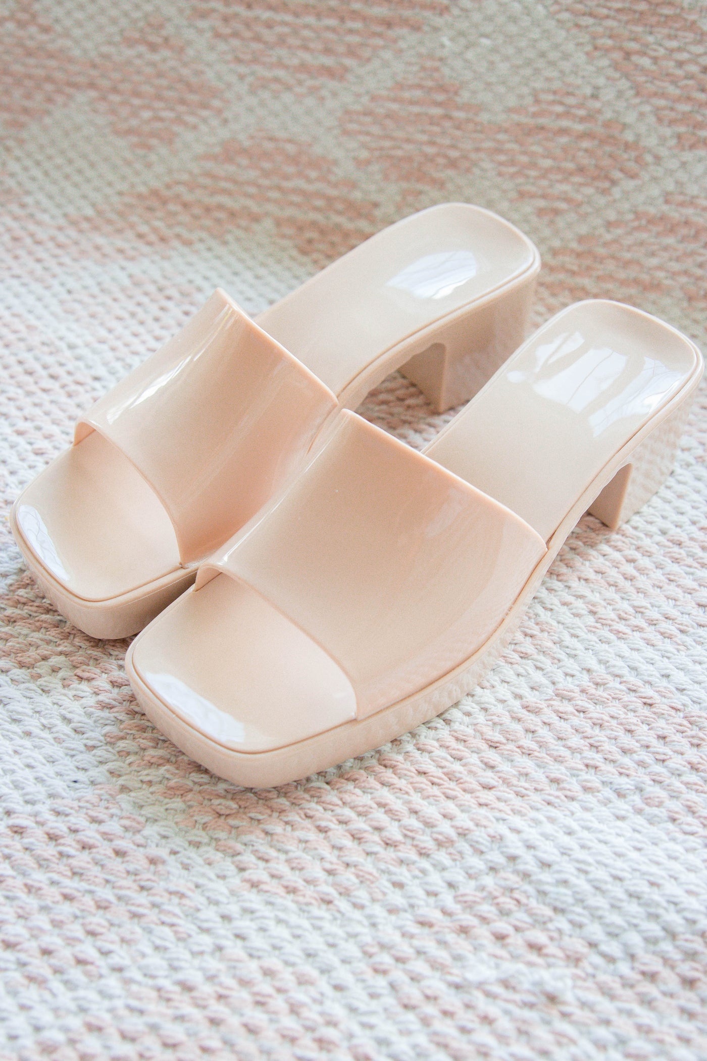 Jelly Heel Sandal- Nude Jelly Heels- Nude Heels For Women