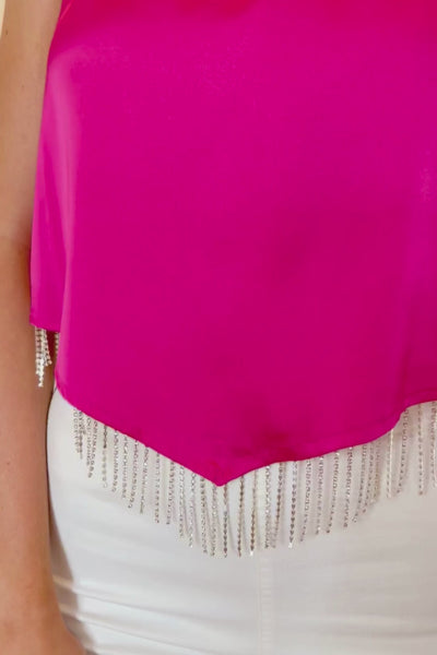 RESTOCK: Night In Nashville Top-Hot Pink